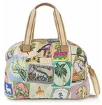 Oilily Flaming Symbols Schultertasche 48 cm beige