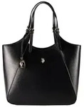 U.S. Polo Assn. Jones Schultertasche 40 cm schwarz