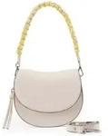 FredsBruder That&rsquo;s My Bag Schultertasche Leder 21 cm weiss