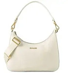 Bogner Wallis Odette Schultertasche Leder 32 cm weiss