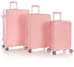 Heys Pastel 4 Rollen Kofferset 3-teilig mit Dehnfalte orange
