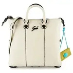 Gabs G3 Handtasche S Leder 26 cm weiss