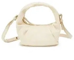 LES VISIONNAIRES Greta Mini Essential Handtasche Leder 23 cm beige
