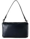 Mandarina Duck Mellow Leather Schultertasche Leder 30 cm blau