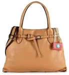 Gabs Elif Schultertasche Leder 43 cm braun