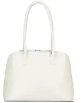 Jost Vika Schultertasche Leder 38 cm weiss