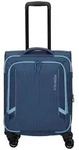 Travelite Corsiica 4 Rollen Kabinentrolley S 55 cm mit Dehnfalte blau