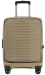 Stratic Novium 4 Rollen Kabinentrolley S 55 cm Laptopfach mit Dehnfalte beige