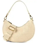 Lacoste Maheki Schultertasche Leder 24 cm gelb