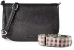 Picard Texel Schultertasche Leder 24 cm schwarz