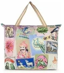 Oilily Flaming Symbols Shopper Tasche 73 cm weiss