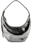 Liebeskind Ryker Schultertasche XS Leder 28 cm silberfarben