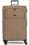 Redolz Essentials 12 LARGE 4 Rollen Trolley 79 cm mit Dehnfalte braun