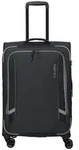 Travelite Corsiica 4 Rollen Trolley M 67 cm mit Dehnfalte schwarz