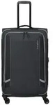 Travelite Corsiica 4 Rollen Trolley L 77 cm mit Dehnfalte schwarz