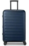 d&n Toronto 4 Rollen Trolley M 65 cm mit Dehnfalte blau