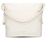 Zwei Perla Schultertasche 41 cm weiss