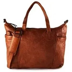 Harold's SUBMARINE Shopper Tasche Leder 39 cm braun