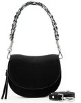 FredsBruder That&rsquo;s My Bag Schultertasche Leder 21 cm schwarz