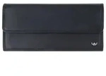 Golden Head Polo Geldb&ouml;rse RFID Schutz Leder 19.5 cm schwarz