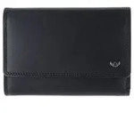 Golden Head Polo Geldb&ouml;rse RFID Schutz Leder 14 cm schwarz