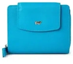 Braun B&uuml;ffel Joy Geldb&ouml;rse RFID Schutz Leder 12 cm blau