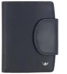 Golden Head Polo Geldb&ouml;rse RFID Schutz Leder 12.5 cm blau