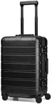 Redolz Pro Aluminium 4-Rollen Kabinentrolley S Aluminium 55 cm schwarz