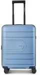 Redolz Essentials 11 4 Rollen Kabinentrolley 55 cm mit Dehnfalte blau