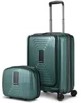 Redolz Essentials 14 Kofferset 2 tlg. Kabinentrolley mit Dehnfalte + Beautycase 