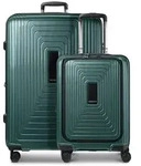 Redolz Essentials 14 4-Rollen Kofferset 2 tlg. Laptopfach mit Dehnfalte gr&uuml;n