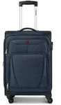 Wenger Beaumont 4 Rollen Trolley M 67 cm mit Dehnfalte blau