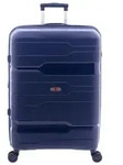 Gladiator 3800 4 Rollen Trolley 77 cm mit Dehnfalte blau