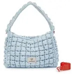 LES VISIONNAIRES Unio Hobo Schultertasche 47 cm blau