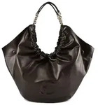 Coccinelle Smash Schultertasche Leder 64 cm schwarz