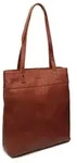 The Chesterfield Brand Solvia Schultertasche Leder 33 cm Laptopfach braun