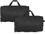 Redolz Duffle Essentials 2-Rollen Reisetaschenset 2tlg. schwarz