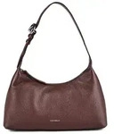 Coccinelle Fern Schultertasche Leder 35 cm braun