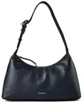 Coccinelle Fern Schultertasche Leder 35 cm blau