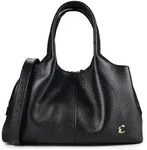 Coccinelle Nell Schultertasche Leder 32 cm schwarz