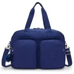 Kipling Defea Schultertasche 44 cm blau