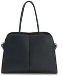Boss Clarice Schultertasche Leder 43 cm schwarz