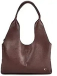 Coccinelle Nell Schultertasche Leder 39 cm rot