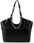 Valentino Crystelle Shopper Tasche 39 cm schwarz