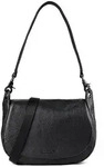 Mandarina Duck Mellow Schultertasche Leder 36 cm schwarz