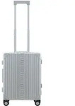 Aleon Traveler Domestic 4-Rollen Kabinentrolley Aluminium 55 cm grau