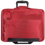 Dermata 2 Rollen Businesstrolley 37 cm Laptopfach rot