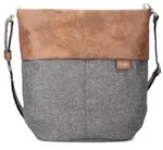 Zwei Olli Umh&auml;ngetasche 31 cm grau