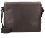 Leonhard Heyden Roma Messenger Leder 31 cm Laptopfach braun