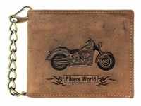 Greenburry Vintage Bike Geldbörse Leder 12 cm braun